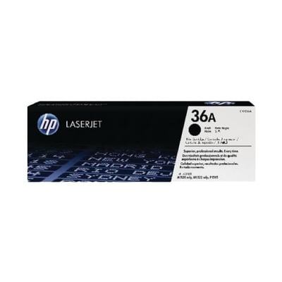 Toner Original HP 36A (CB436A) Preto Pack 2