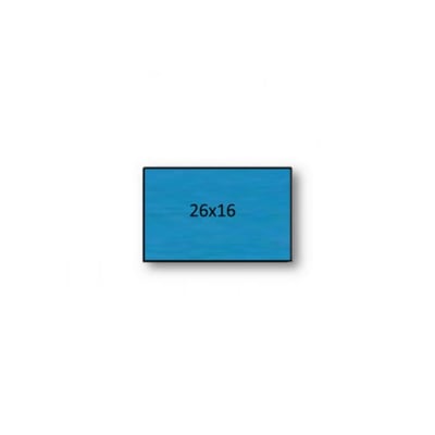 Rollo de Etiquetas 26x16mm Azul - Pack 36