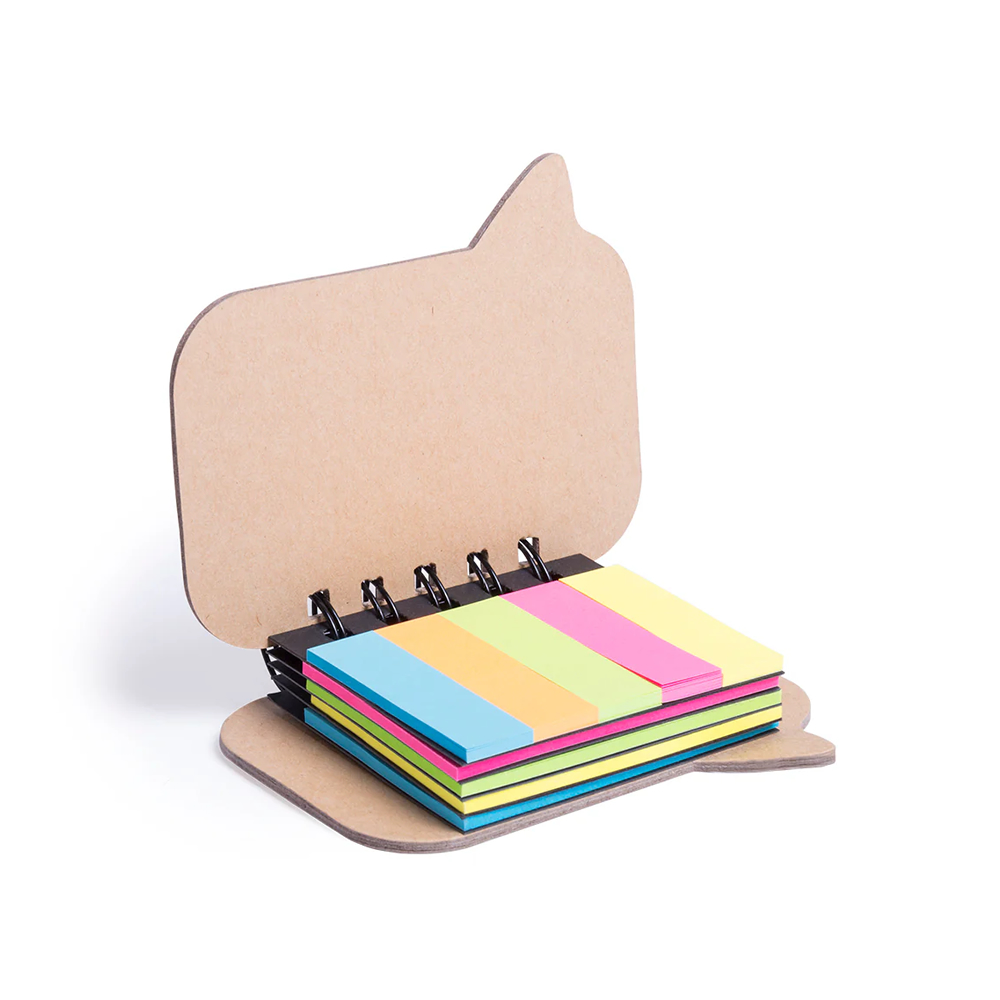 Bloco de Notas Aderentes Espiral Lazza