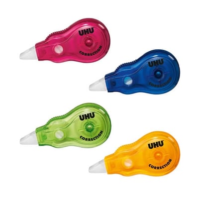Cinta Correctora Micro Roller UHU 5mmx8mt - 1ud