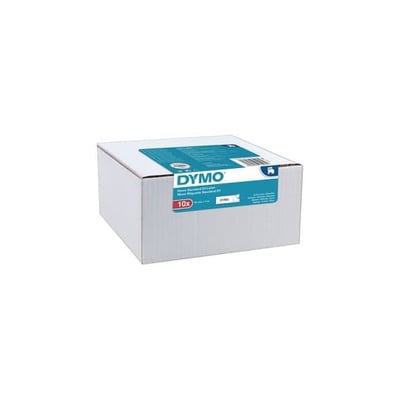 Fita Dymo Autoadesiva 12mmx7m Preto/Bran. Pack 10