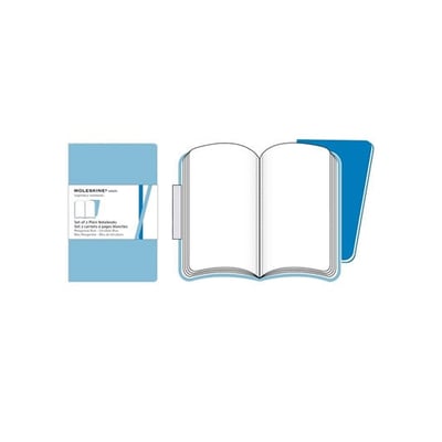Volant de Bolso Liso Moleskine Azul Escuro - 2un