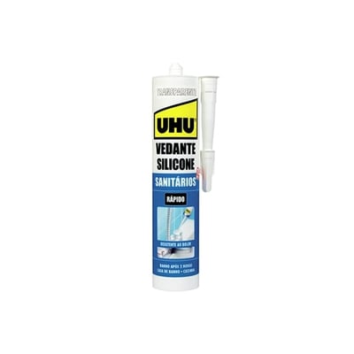 Silicone Sanitários e Cozinhas Transparente UHU 28