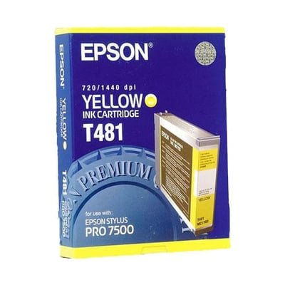 Cartucho de tinta Original Epson T481 Amarillo