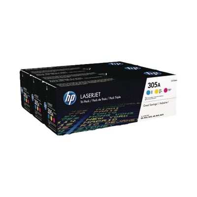 Toner Original HP Laserjet 305A - Pack 3 Cores