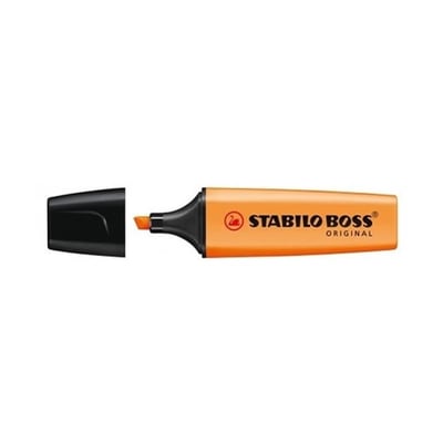 Marcador Stabilo Boss Fluorescente Laranja - 1un