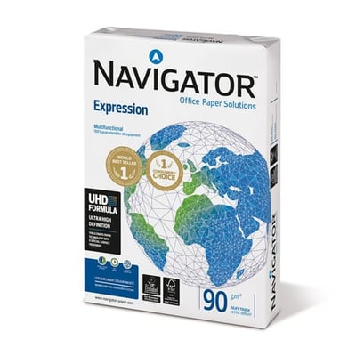 Papel Fotocópia A4 90gr Navigator Inkjet 1x500Fl
