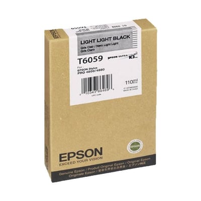 Cartucho de tinta Original Epson T6059 Gris Claro