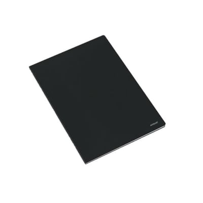 Cuaderno Grapado A4 Cubierta Negra 80H Cuad. Pack 10