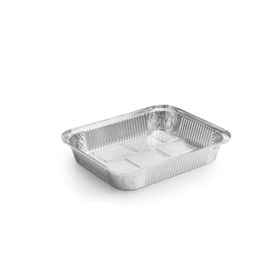 Embalagem Alimentar Alumínio Retangular 600ml 100u