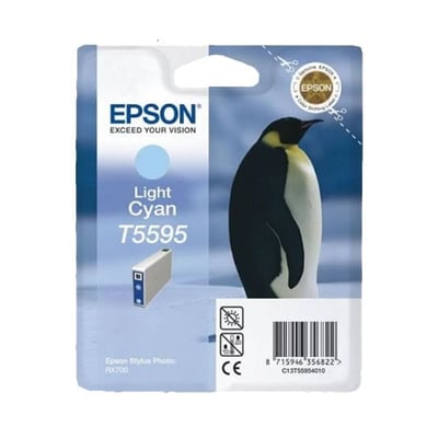 Cartucho de tinta Original Epson T5595 Cian Claro