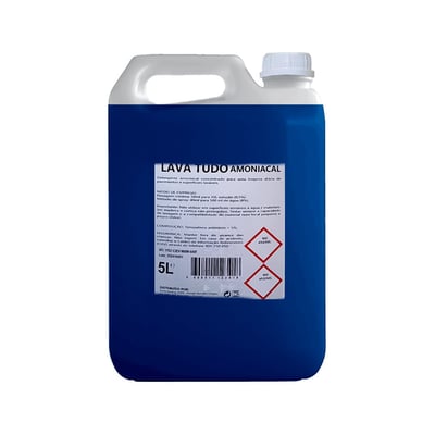 Detergente Lava Tudo Amoniacal - 5 Litros