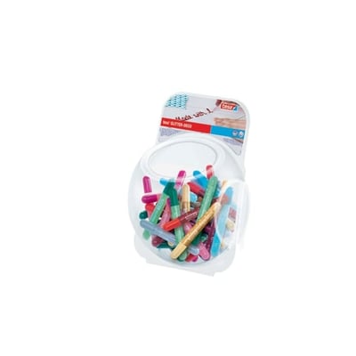 Cola Tesa Stick Glitter 10gr 4 Colores 48un