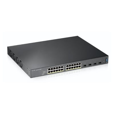 Switch Gerido Zyxel XGS2210-28HP L2 Gigabit Ethernet 24 Portas Power over Ethernet (PoE) 1U