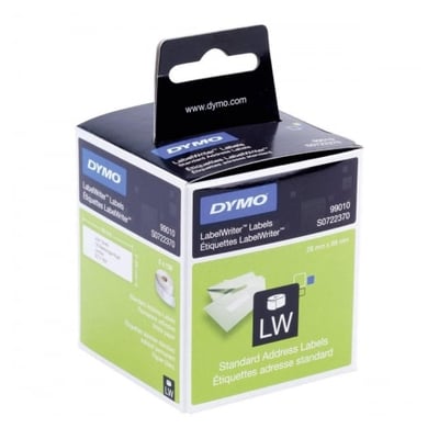 Etiquetas Dymo Térmicas 99010 28X89MM 2 rol. 130un