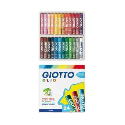 Lápices Pastel al Óleo Giotto 24 Colores