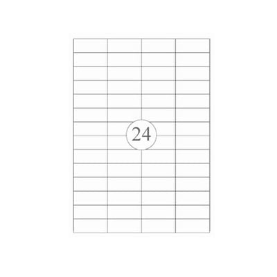 Etiquetas 70x37mm 100 Hojas A4 2400un