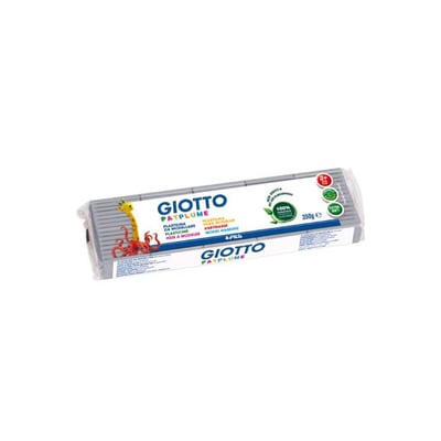 Plasticina Giotto Patplume 350gr - Gris