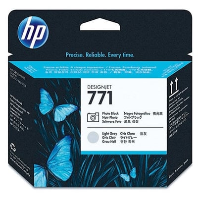Cabezal de impresión original HP 771 negro foto / gris