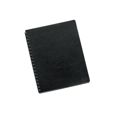 Cubierta encuadernar 250gr 100hojas A4 - Cuero Negro