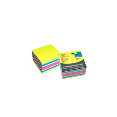 Bloco Adesivo 4 Cores Brilhantes 75x75mm 450Fls