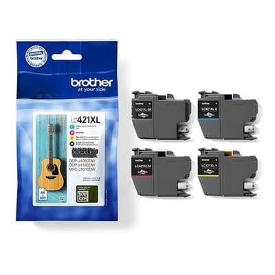 Cartucho de tinta Original Brother LC421 XL Pack 4 colores