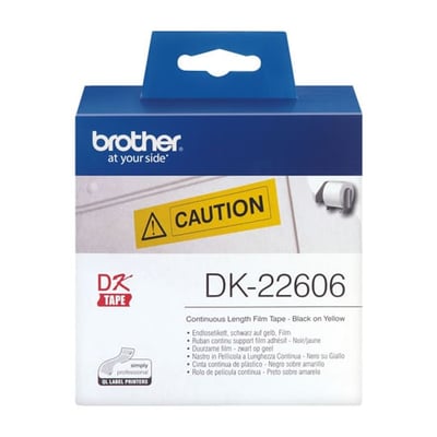 Cinta Orig. Brother Película Cont. 62mmx15,24 Amar.