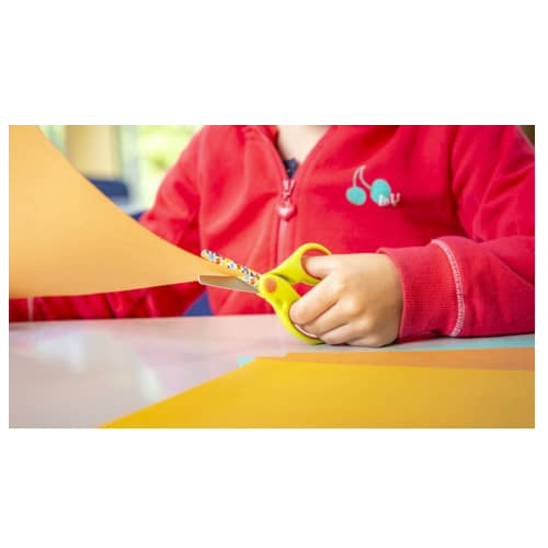 Tesoura Infantil para Esquerdinos Dahle 13cm Verde