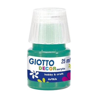 Tinta Acrílica Giotto Decor 25ml Verde - Pack 6
