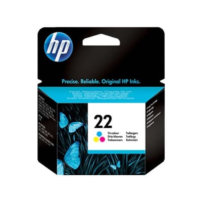 Cartucho de tinta Original HP 22 (C9352A) Tricolor