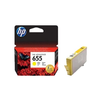 Cartucho de tinta Original HP 655 Amarillo