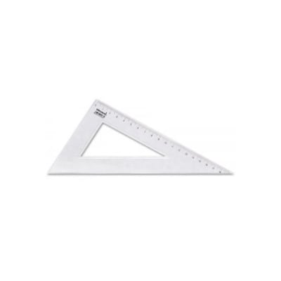 Esquadro Plástico Cristal Smart Office 45º 21cm 