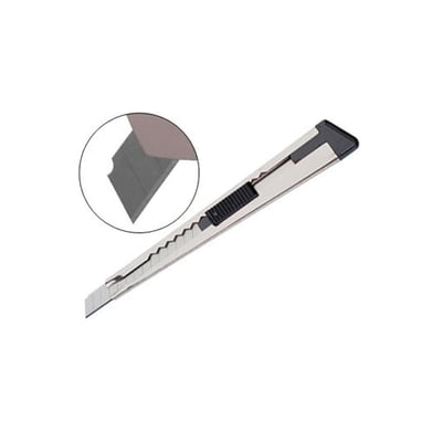 Cortante X-Acto Pequeño 9mm Cuerpo Metálico