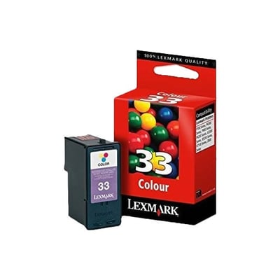 Cartucho de tinta Original Lexmark 33 (18CX033E) Color