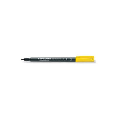 Marcador Staedtler Perm. Lumocolor S Amarillo 10un