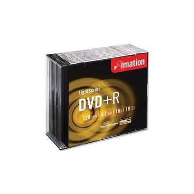 DVD+R Imation 4,7GB Light Scribe Slim Case 10 un.