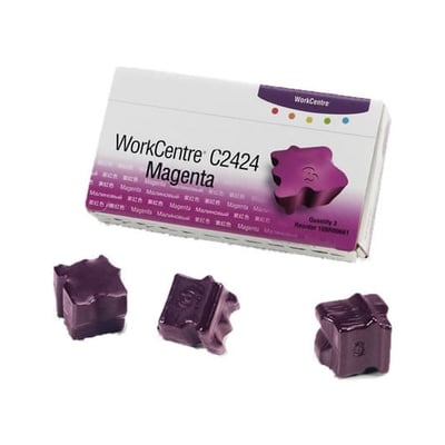 Tinta Sólida Compatível Xerox C2424 Magenta 3un