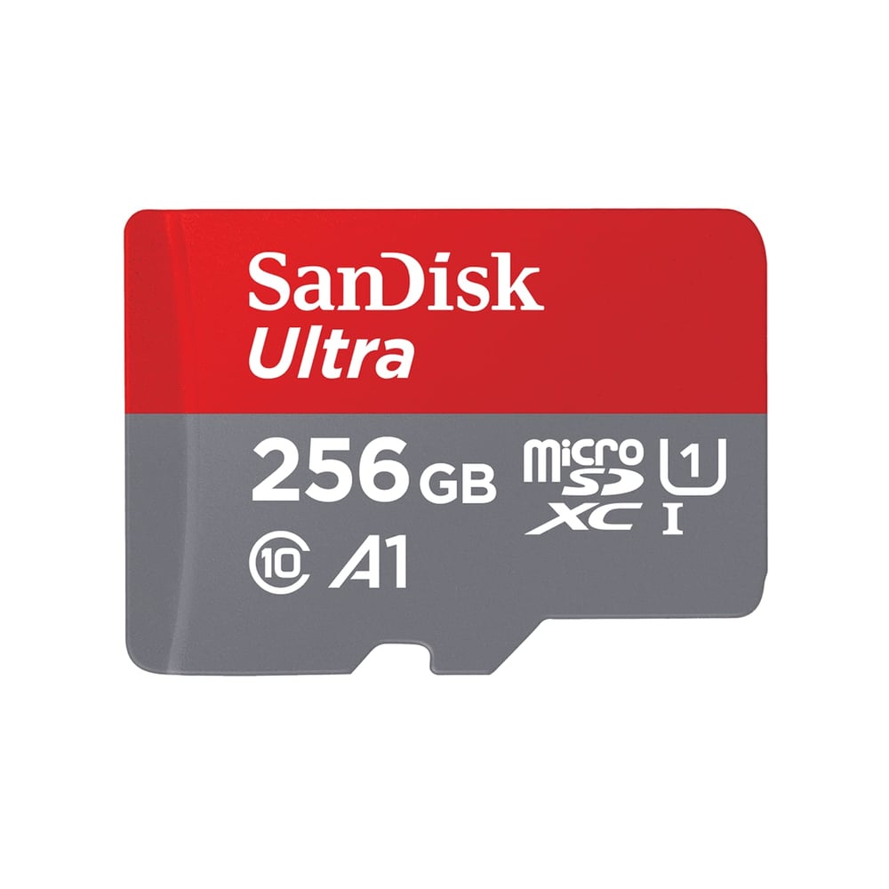 Cartão de memória microSDXC SanDisk Ultra 256 GB com adaptador SD