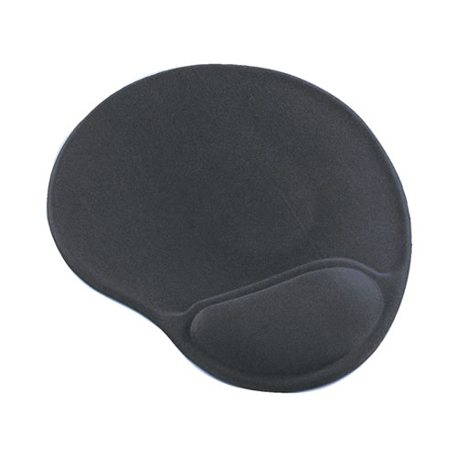 Tapete para Rato c/ apoio em gel Preto (KF02213)