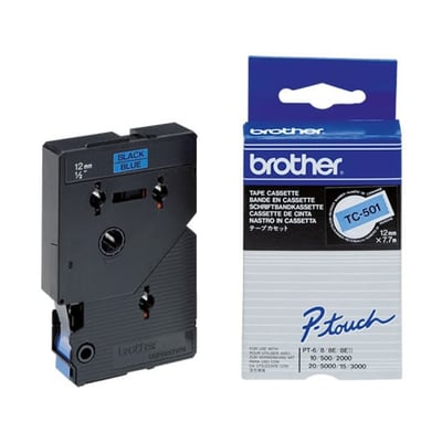 Fita Gravação Orig. Brother 12mmx7,7mts Azul/Preto