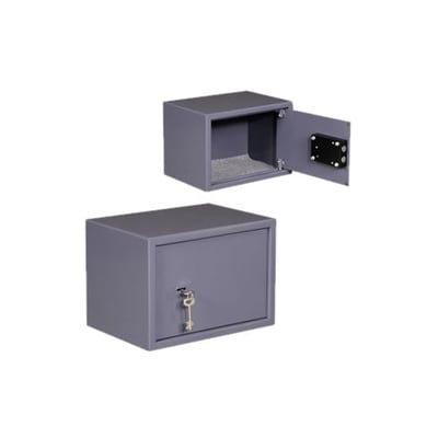 Caja fuerte con cerradura de llave 250x350x250mm