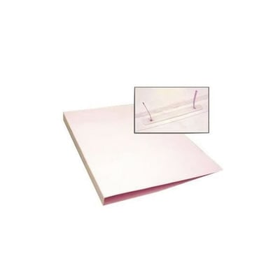 Dossier Cartulina 250g c/Ferragem y Aba Rosa 10un