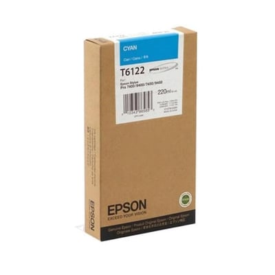 Cartucho de tinta Original Epson T6122 Cian