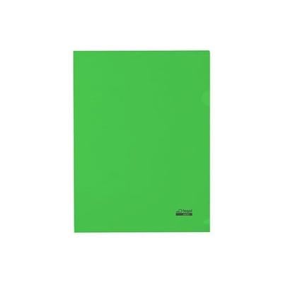 Bolsa Plástico em L A4 Verde Pack 100