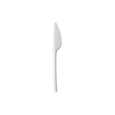 Faca de Plástico Branco - 250un