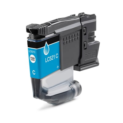 Tinteiro Compatível Brother LC521 Ciano