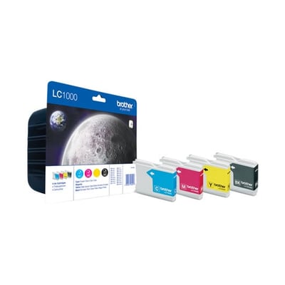 Cartucho de tinta Original Brother LC1000 Pack 4 Colores
