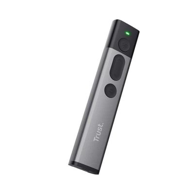 Apresentador Sem Fios Trust Kazun com Ponteiro Laser - Cinzento/Preto