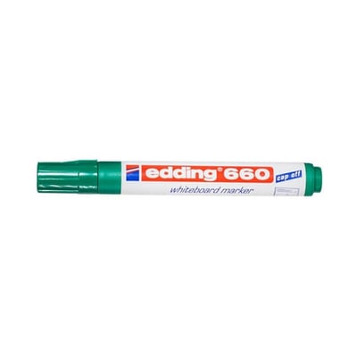 Marcador de Pizarra Blanca Edding 660 Verde - 10un