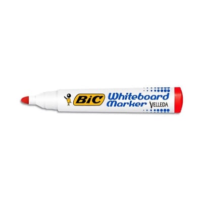 Marcadores BIC Velleda 1701 Pack12 Rojo